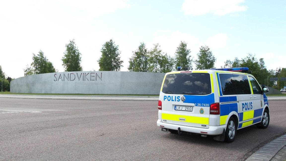 En tonåring hittades skottskadad området Björksätra i Sandviken utanför Gävle på tisdagskvällen. Foto: Pernilla Wahlman//TT