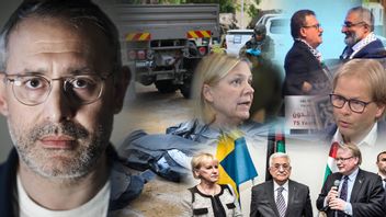 Aron Flam går hårt åt svensk vänster i sitt senaste avsnitt av Dekonstruktiv Kritik. Foto: Stina Stjernkvist/Fredrik Sandberg/SVT/SvD/TT/X