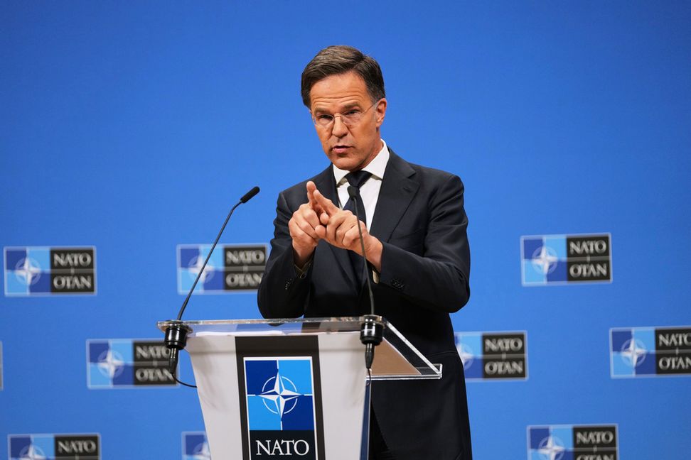 Natos generalsekreterare Mark Rutte förra veckan. Foto: Virginia Mayo/AP/TT