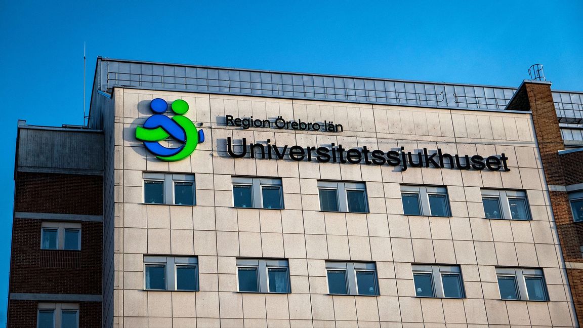 Universitetssjukhuset i Örebro där de skadade från skolattacken vårdas. Genrebild. Foto: Mats Schagerström/TT