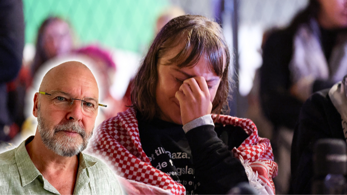 En mörk dag för Greta Thunberg, själva meningen med livet försvinner. Foto: Caisa Rasmussen/TT