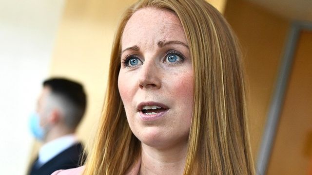 Annie Lööf (C). Foto: Claudio Bresciani/TT