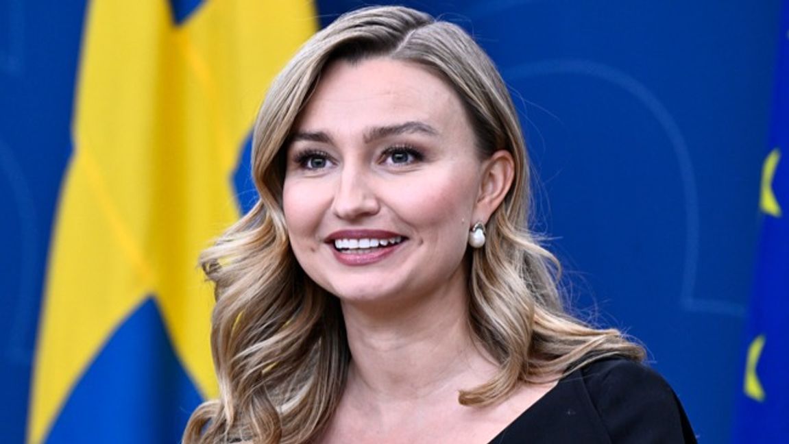 Ebba Busch (KD) anses vara modern. Foto: Christine Olsson/TT.