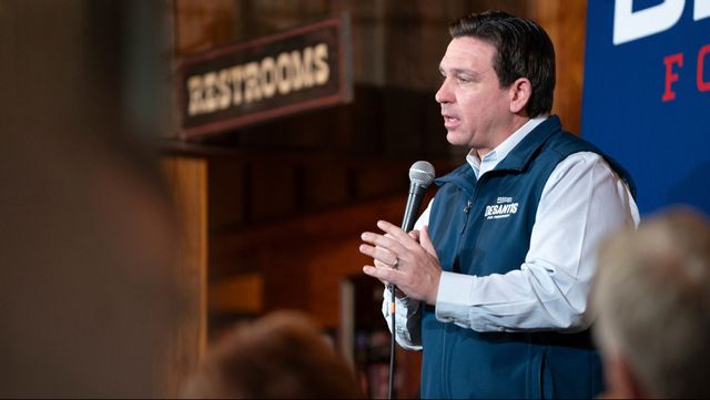 Floridaguvernören Ron DeSantis. Arkivbild. Foto: SEAN RAYFORD/AP/TT