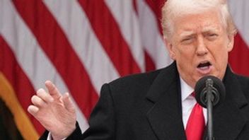 Donald Trump vid Vita huset på tisdagen. Foto: Evan Vucci/AP/TT