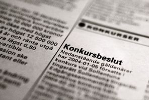 För första gången på två år minskade antalet konkurser i augusti jämfört med samma månad förra året. Arkivbild. Foto: Jessica Gow/TT