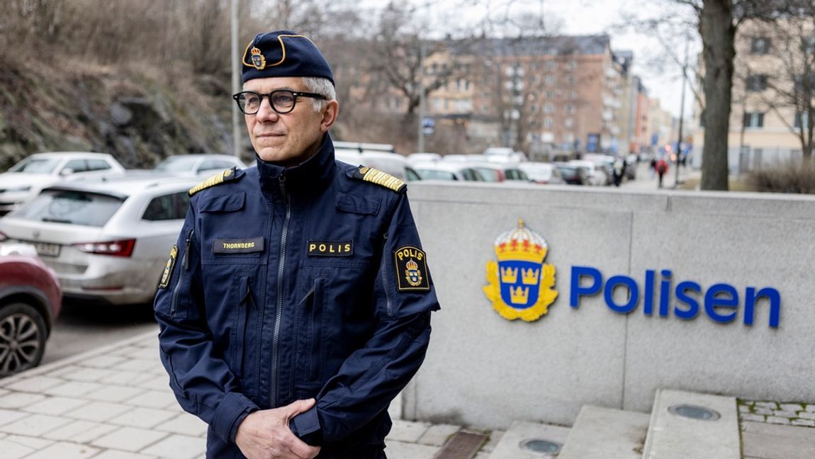 Rikspolischefen har inte bara kritiserats för att polisen löser få brott utan bland annat också för hanteringen av skandalen kring Mats Löfvings död. Foto: Christine Olsson/TT