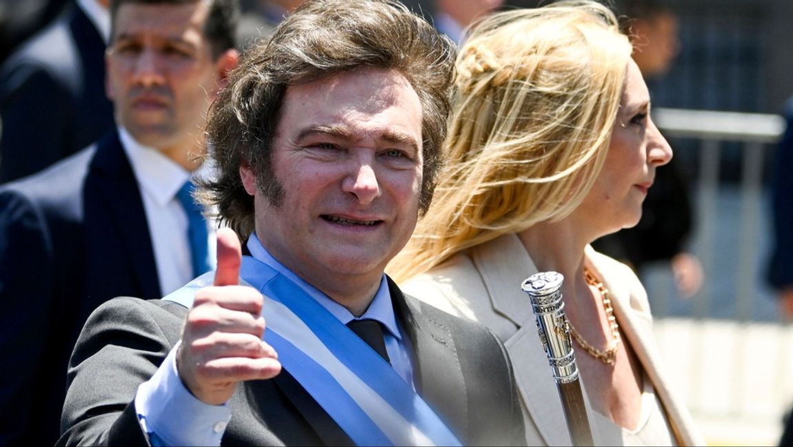 Argentinas nye president, libertarianen Javier Milei, lägger fram hundratals förslag för att avreglera landets krisande ekonomi. Arkivbild. Foto: JULIAN BONGIOVANNI/AP/TT