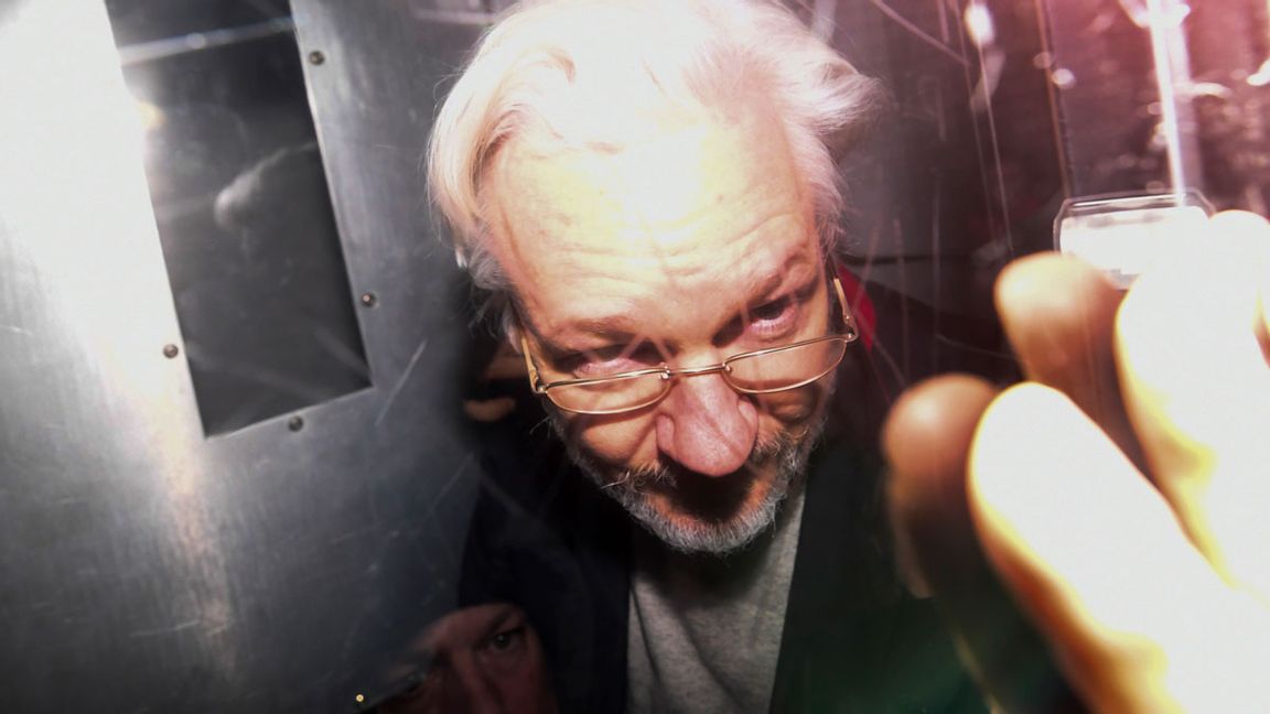 Julian Assange, arkivbild. Foto: Alberto Pezzali/AP/TT