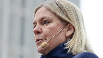 Socialdemokraternas partiledare Magdalena Andersson har mötts av omfattande kritik från S-politiker och partimedlemmar runt om i landet för partiledningens migrationslinje. Foto: Franke F, CC BY-SA 4.0 via Wikimedia Commons