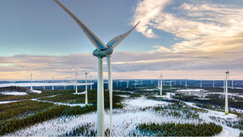 Vindkraftverk vid Piteå. Foto: Daniel Costantini/TT