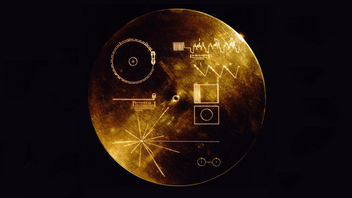 Guldskivans omslag. Foto: NASA/JPL (1977)