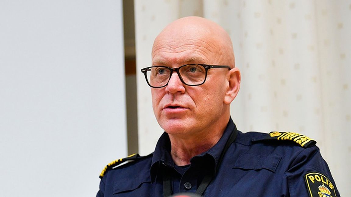 Erik Nord, chef för polisområde Storgöteborg. Bild: Adam Ihse/TT
