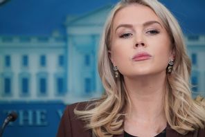 Vita husets pressekreterare Karoline Leavitt.  Jacquelyn Martin/AP/TT