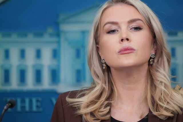Vita husets pressekreterare Karoline Leavitt.  Jacquelyn Martin/AP/TT