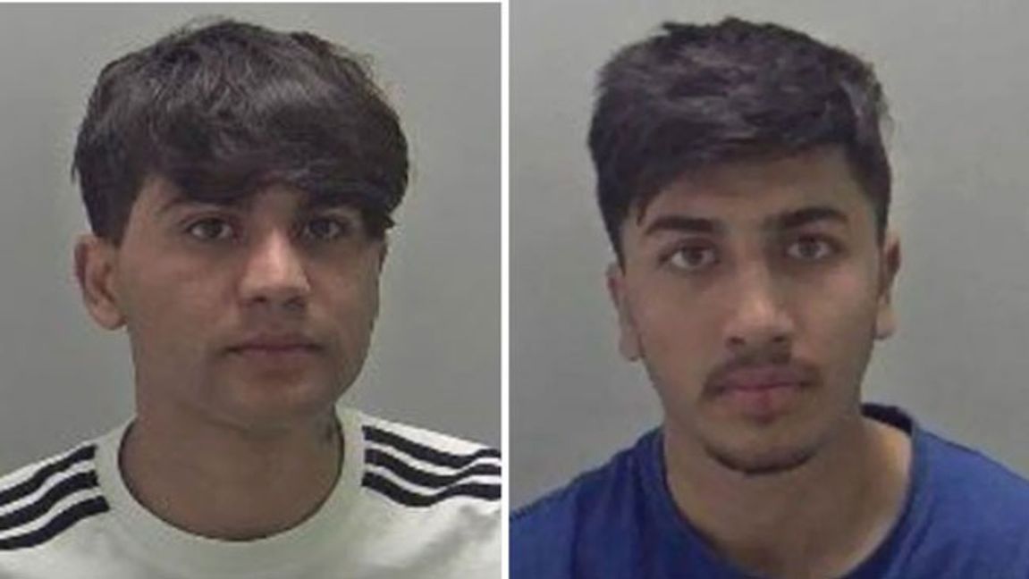 Jan Jahanzeb och Israr Niazal. Foto: Warwickshire Police.