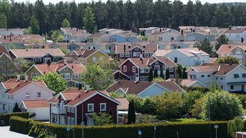 Ett villaområde på Ekerö. Genrebild. Foto: Fredrik Sandberg/TT