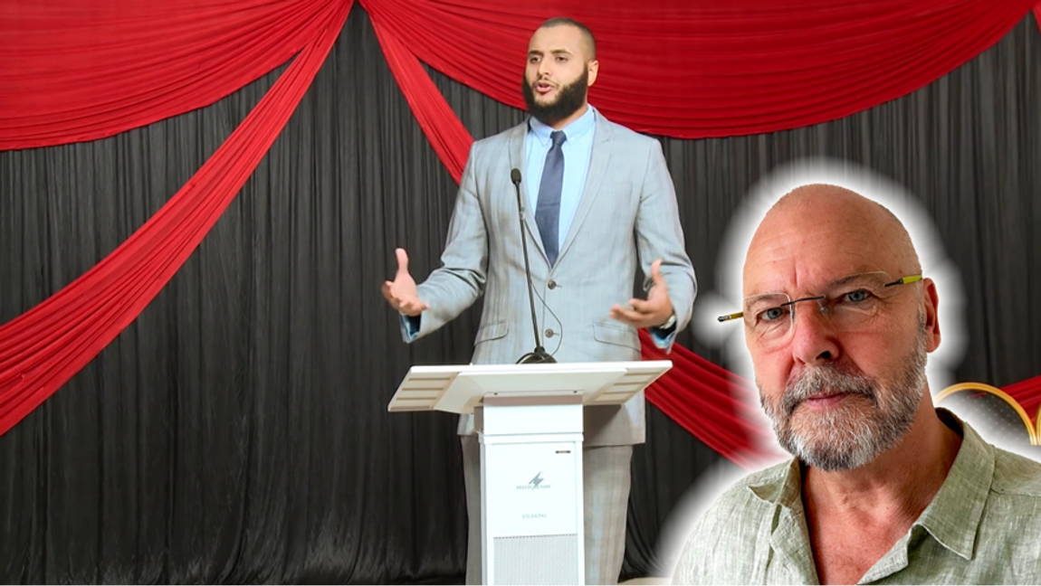 ”Mohammed Hijab? Äsch, han skojar säkert bara!” Foto: Islam Net, CC BY 3.0, via Wikimedia Commons 