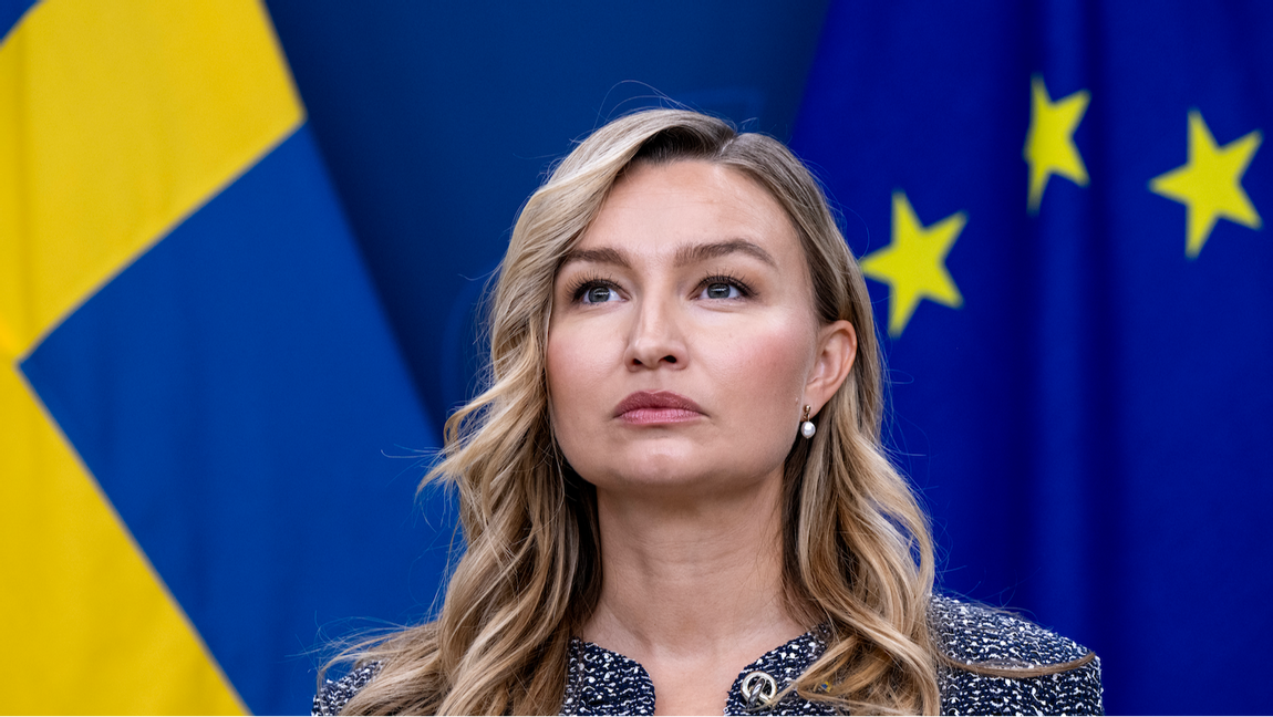 Energiminister Ebba Busch (KD). Regeringen planerar en kraftig elsänkning från och med årsskiftet. Foto: Christine Olsson/TT