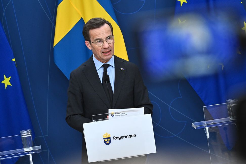 Ulf Kristersson (M), statsminister. Foto: Claudio Bresciani/TT