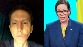 Utrikesminister Maria Malmer Stenergard kräver svar från Iran om den fängslade forskaren Ahmadreza Djalali. Foto: Soeren Stache/AP/TT