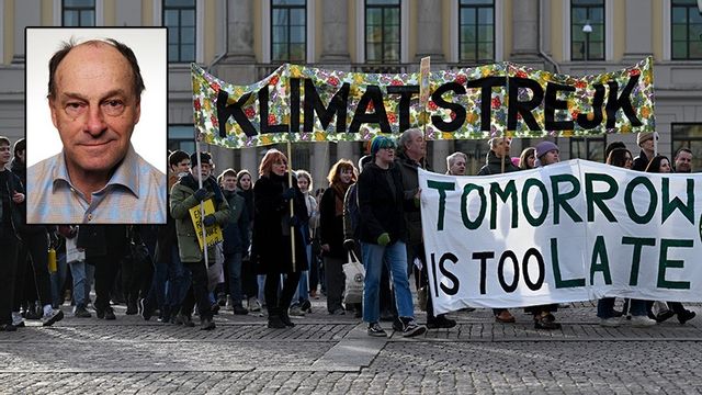 Dagens debattör Caspar Nilsson ställer sig frågande till dagens klimatdiskussion. Foto: Privat / Björn Larsson Rosvall/TT