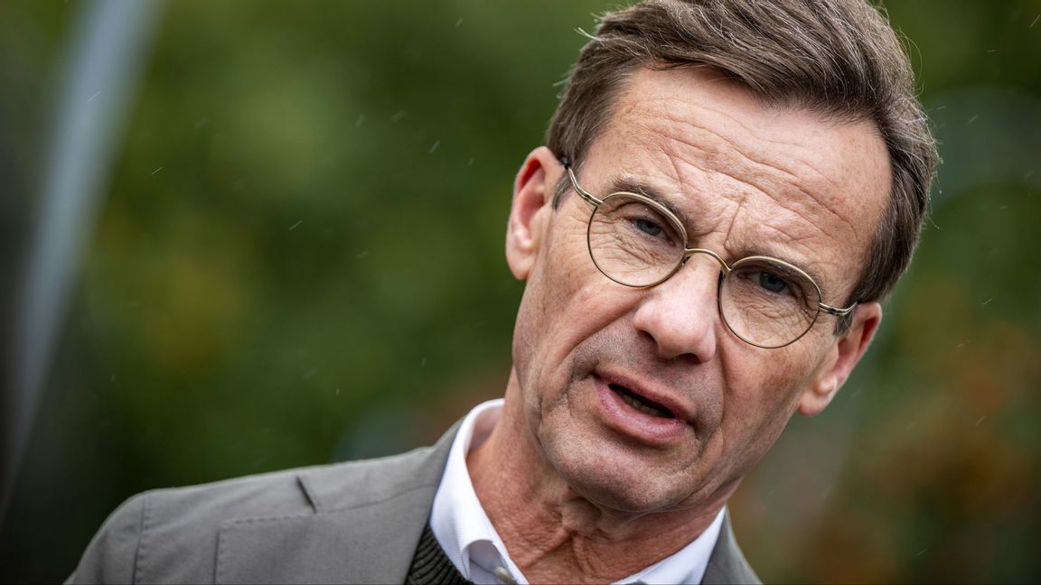 Statsminister Ulf Kristersson (M). Foto: Johan Nilsson/TT