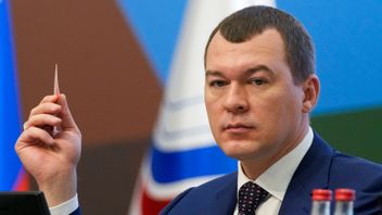 Mikhail Degtyarev, rysk idrottsminister och chef för ryska olympiska kommittén, vill se Ryssland som OS-värd igen. Foto: Pavel Bednyakov/AP/TT