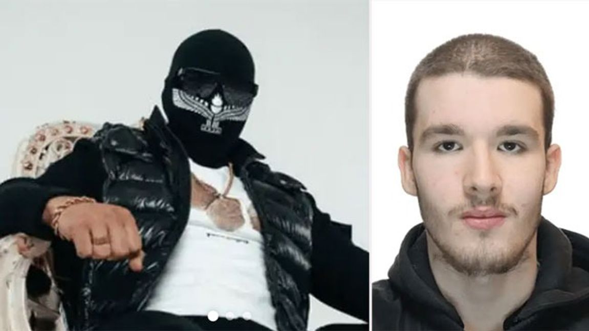 Gaboro och hans mördare Alexander Nord. Bild: Pressbild/Polisen