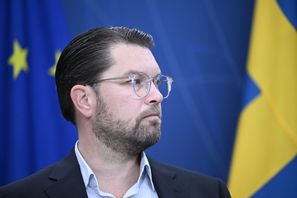 Sverigedemokraternas partiledare Jimmie Åkesson. Arkivbild. Fredrik Sandberg/TT