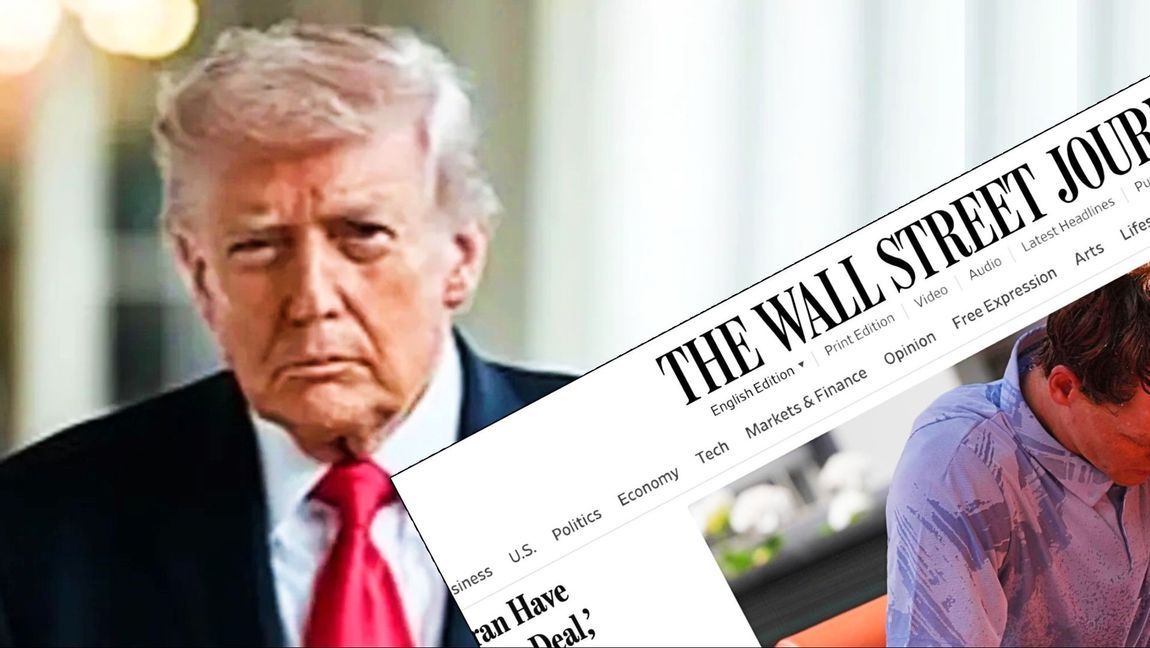 Trump stämmer WSJ för andra gången. Foto: Foto: Vita Huset/Skärmavbild WSJ:s webbsida 