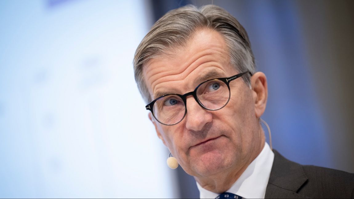 Riksbankschef Erik Thedéen håller pressträff under förmiddagen. Arkivbild. Foto: Johan Nilsson / TT