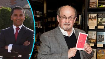 Författaren Salman Rushdie. Foto: TT/Grant Pollard/Invision/AP