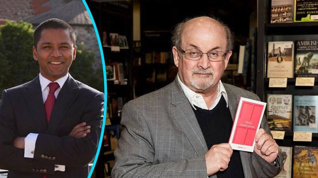 Författaren Salman Rushdie. Foto: TT/Grant Pollard/Invision/AP