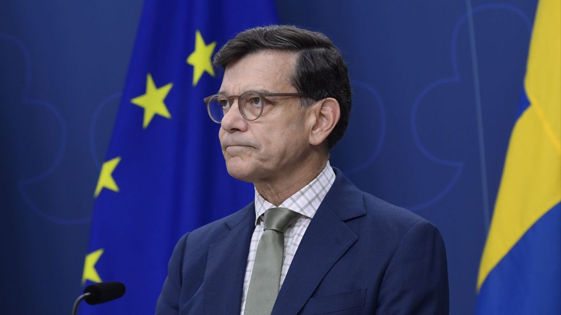 Förre säkerhetsrådgivaren Henrik Landerholm lämnade sin tjänst i januari efter att hemliga dokument hittats på en kursgård. Foto: Mikaela Landeström/TT