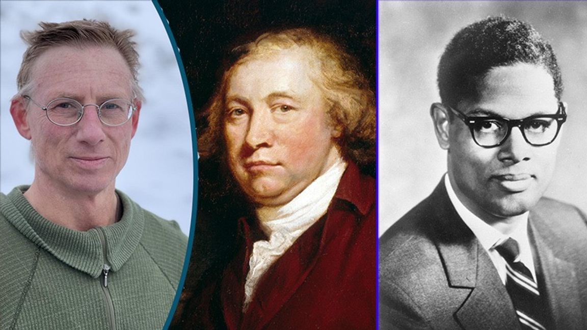Är Thomas Sowell och Edmund Burke konservativa eller liberaler? Foto: James Barry (public domain) / AP Photo/UCLA/TT