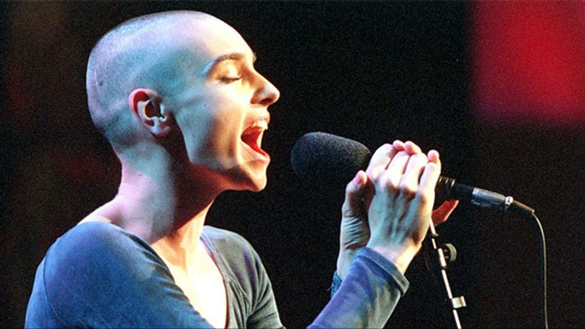 Sinéad O´Connor på Nobelkonserten 1994. Bild: Erik Johansen