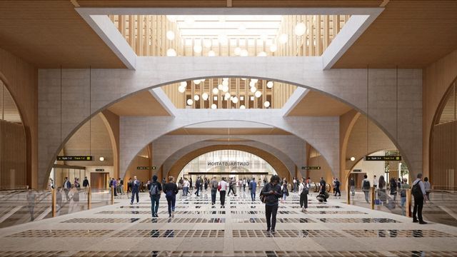 Göteborgs Centralstation ska byggas ut. Frågan är vad den ska heta. Foto: Reiulf Ramstad Arkitekter.