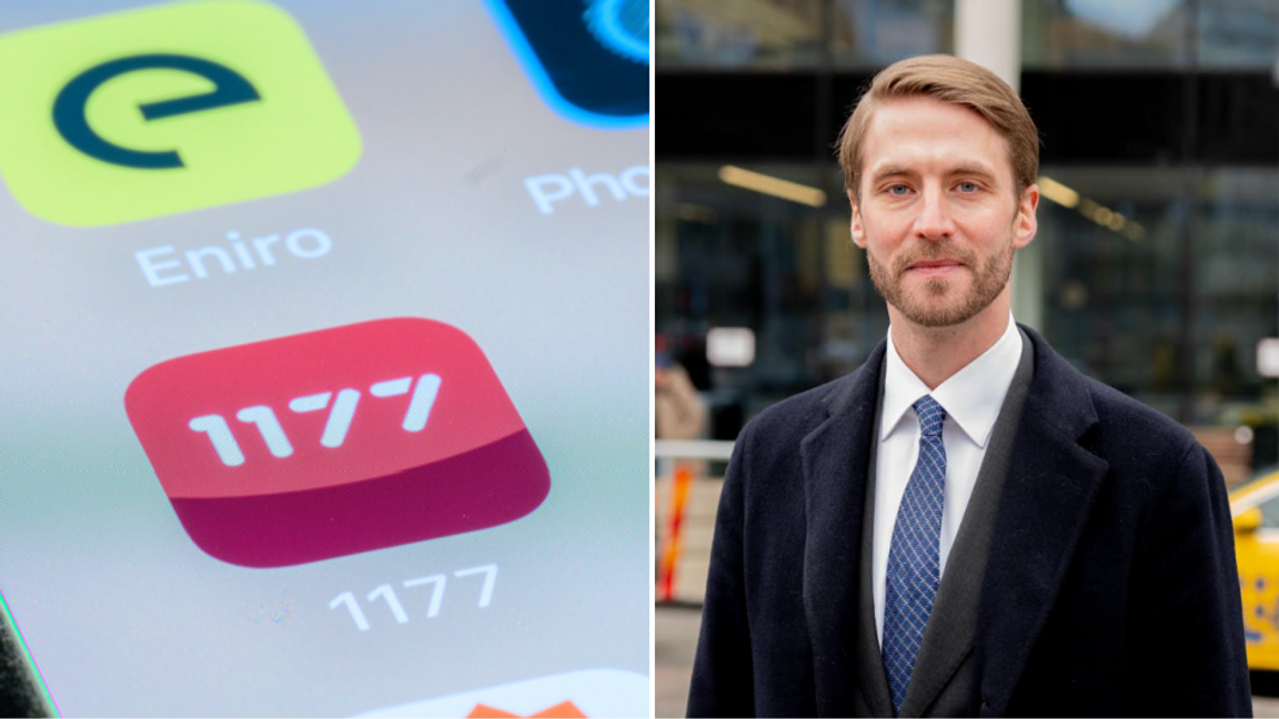 Axel Conradi (M) vill stoppa 1177:s papperstidning som kostat Region Stockholm miljoner. Foto: Magnus Lejhall/TT/Moderaterna Stockholm