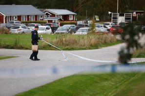 En sjukvårdare vid ambulansen blev dödat i tjänsten på lördagen. Foto: Mats Andersson/TT