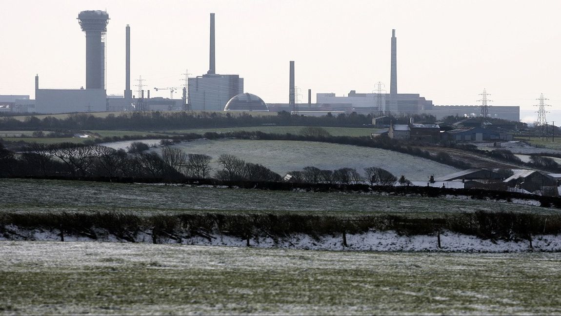 En bild på kärnkraftsanläggningen Sellafield i Storbritannien år 2009. Arkivbild. Foto: PAUL THOMAS/AP/TT