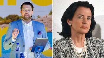 Jimmie Åkesson (SD) och Anne Ramberg. Foto: Frankie Fouganthin, CC BY 4.0, via Wikimedia Commons