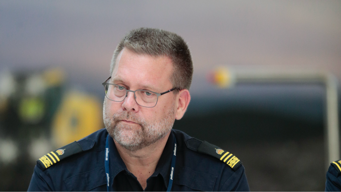 Lars Bröms, polisens insatschef för arbetet med identifiering av dödsoffren från tisdagens massmord. Bilden är tagen 2021. Foto: Kicki Nilsson/TT 