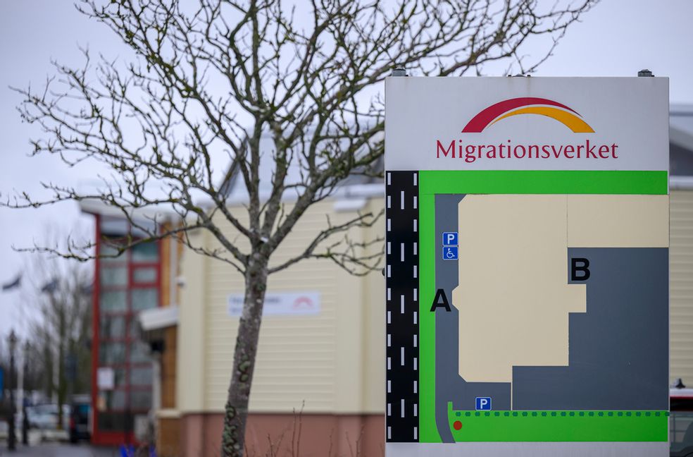 Migrationsverkets förvar i Åstorp där en fritagning skedde i mars. Arkivbild. Foto: TT