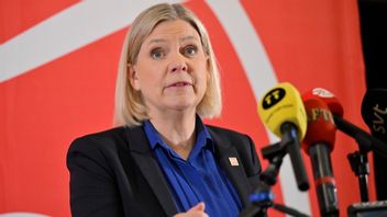 Magdalena Andersson, partiledare för S. Foto: Johan Nilsson/TT.