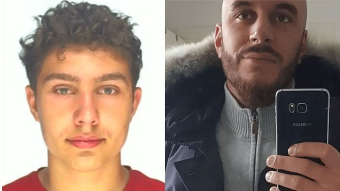 Konrad Tylus och Harris Österdahl. Bild: Polisen/Facebook