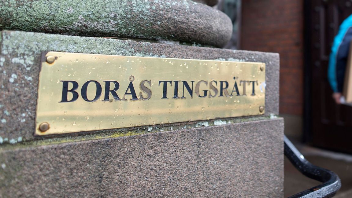 En man med uppdrag inom politiken har häktats av Borås tingsrätt som misstänkt för ett mord i förra veckan. Arkivbild. Foto: Thomas Johansson/TT.