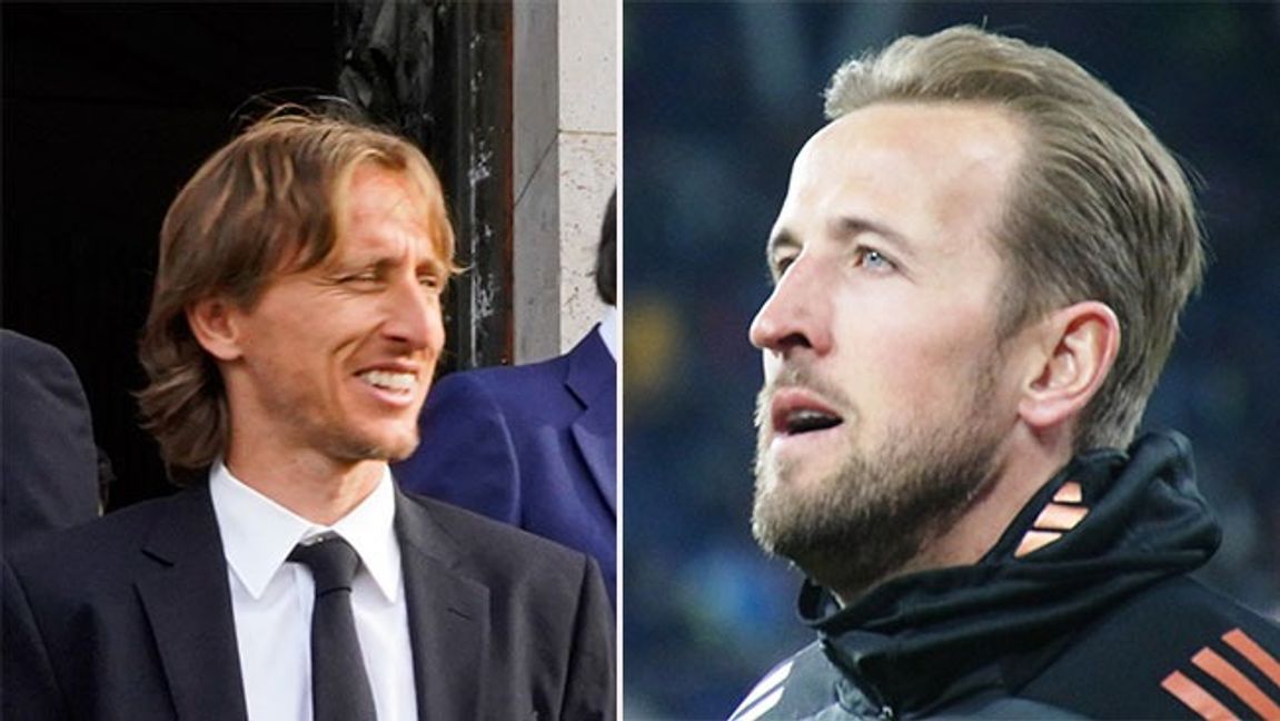 Luka Modrić och Harry Kane. Bild: Fotografías Archimadrid.es/CC BY 2.0/Werner100359/CC BY-SA 4.0