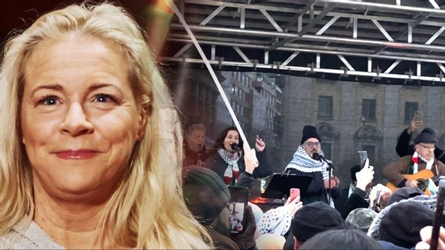 Malena Ernman har skrivit under debattartikel med ”Krossa sionismen”-gruppen Kofia. Foto: Paul Wennerholm/TT/Pelle Zackrisson