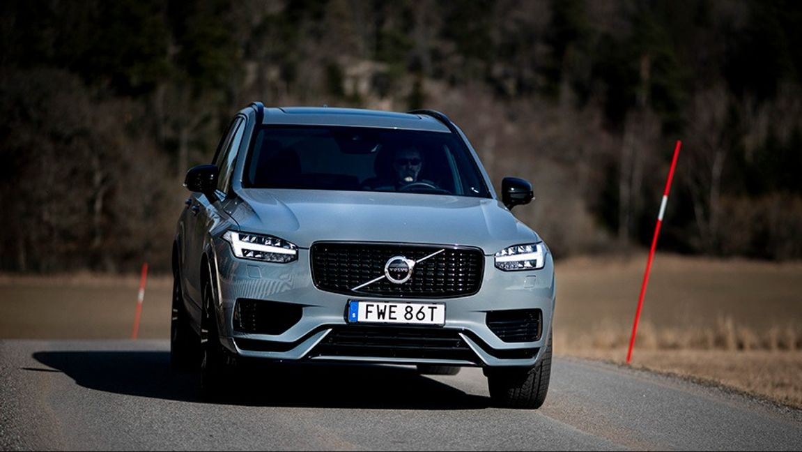 Biltest av Volvo XC90 T8 laddhybrid 2022. Foto: Pontus Lundahl/TT